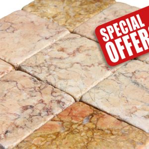 light pink marble tumbled special offer
